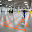 IndtriLine IndtriLine Professional Acrylic Line Marking Paint in Orange - real life use case