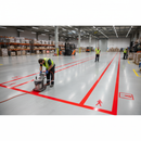 IndtriLine IndtriLine Professional Acrylic Line Marking Paint in Red - real life use case