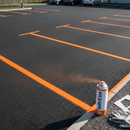 IndtriLine IndtriLine Sharpliner Aerosol Line Marking Paint in Orange - real life use case