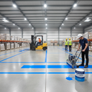 IndtriLine IndtriLine Standard Acrylic Line Marker Paint in Blue - real life use case