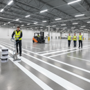 IndtriLine IndtriLine Standard Acrylic Line Marker Paint in White - real life use case