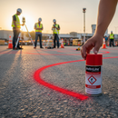 IndtriLine IndtriLine Temporary Chalk Aerosol Marking Paint in Red - real life use case