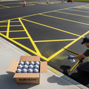 IndtriLine IndtriLine Traffic Extra Aerosol Line Marker Paint in Yellow - real life use case