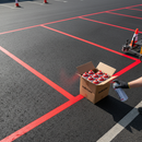 IndtriLine IndtriLine Traffic Extra XL Aerosol Marking Paint in Red - real life use case