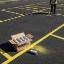 IndtriLine IndtriLine Traffic Line Marker Aerosol Paint in Yellow - real life use case
