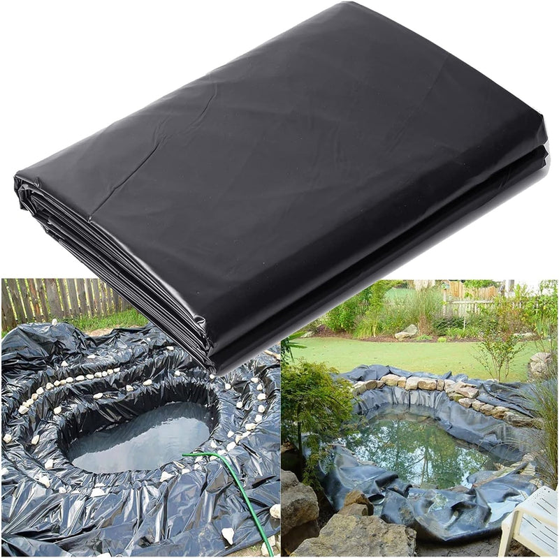 Dark Slate Gray Heavy Duty Black Pond Liner 40yr Guarantee With Free Underlay