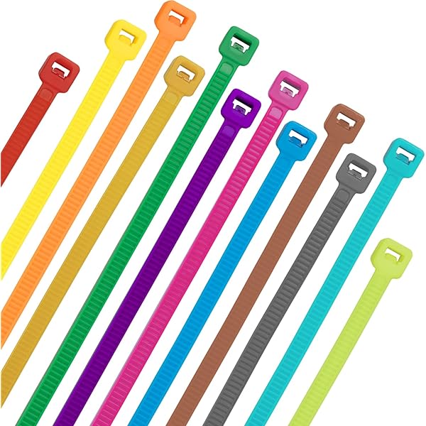 Heavy-Duty Plastic Cable Ties Ultimate Solution For Securing Cables & Pipes - 100Pcs