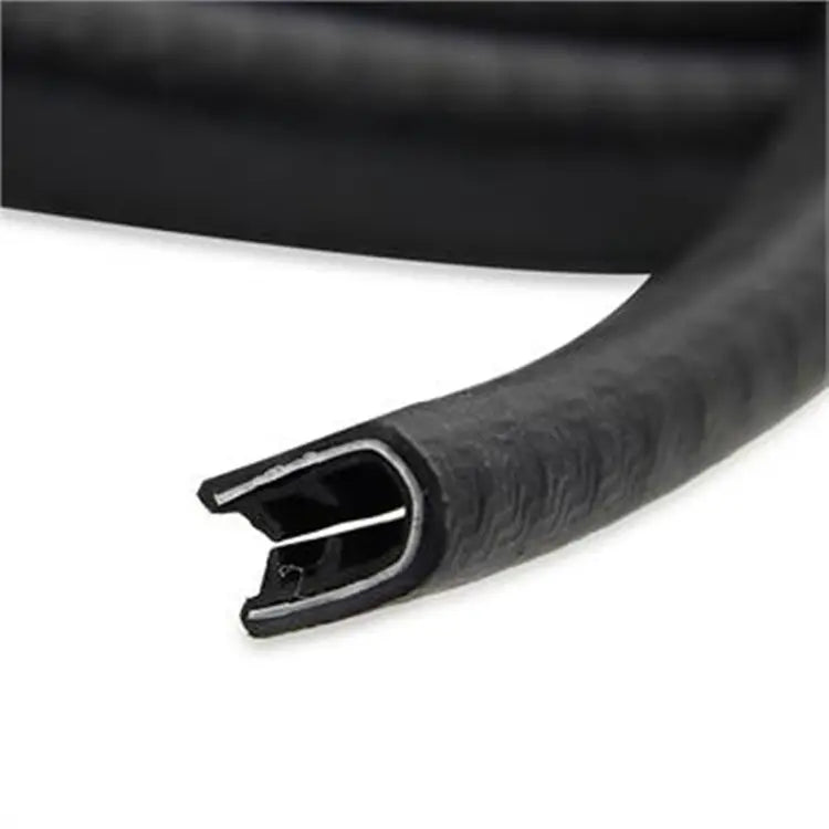 Heavy Duty Black Reinforced Edging Trim For Securing & Protecting Panels And Doors