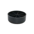 Black HDPE Screw Fixing Sofa Feet For Home & Office - 20Pack