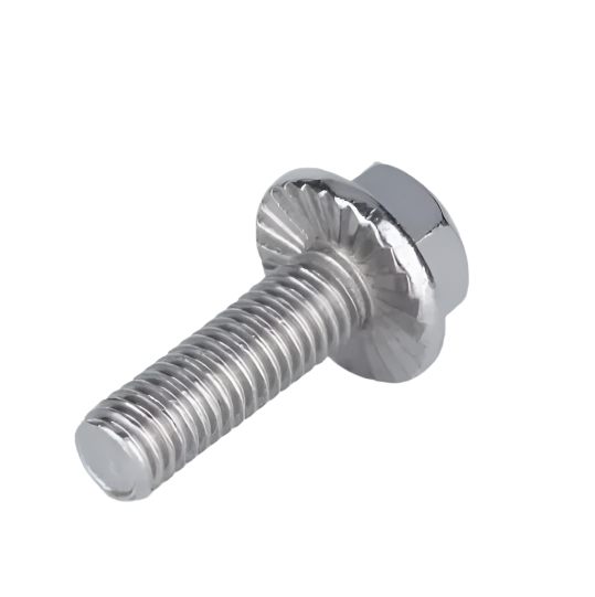 Heavy Duty Stainless Steel Serrated Flange Hex Head Bolts DIN 6921 For Commercial Use