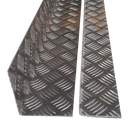 Aluminium Five Bar Tread Angle 50mm x 50mm x 2mm – Anti-Slip, Rust-Resistant Corner Protector for Heavy-Duty Applications