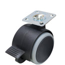 High Performance 50mm Braked Castor Wheels Perfect For Furniture & Appliances