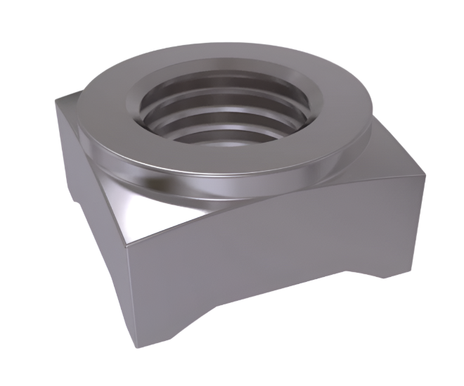 High-Quality Stainless Steel Square Weld Nuts DIN 928 For Welding Applications