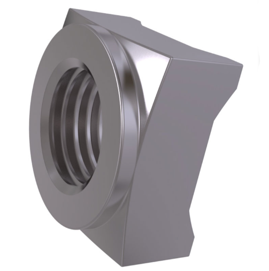 High-Quality Stainless Steel Square Weld Nuts DIN 928 For Welding Applications