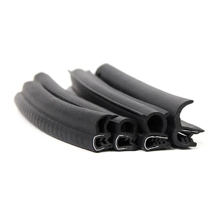 Industrial Black EPDM Rubber Door Trim Perfect For Sealing & Protecting Door Edges