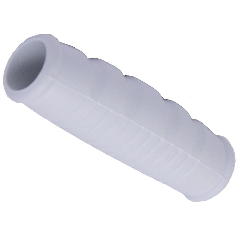 Heavy Duty White PVC Grip Style-4 Perfect For Secure Handling - 10Pcs