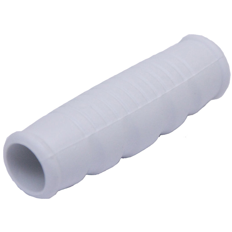 Heavy Duty White PVC Grip Style-4 Perfect For Secure Handling - 10Pcs