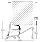 Industrial-Grade Superseal – 28mm-35mm Gap Sealing – Central Nitrile Rubber Protection