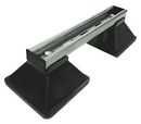 Channelled Roof Support Feet Black Nylon For Stable Mounting