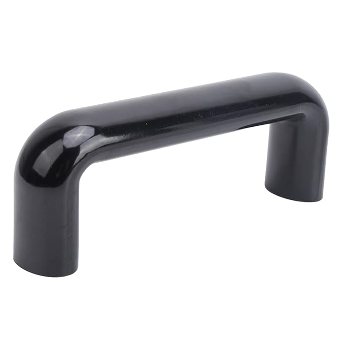 High Performance Black Nylon Pull Handles With Brass Inserts For Warehouse Equipment