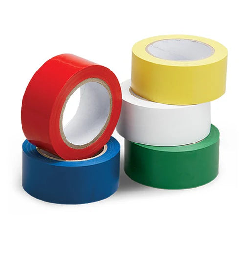 Industrial Quality PVC Rubber Floor Marking Tape For Multiple Applications - 2 Pack