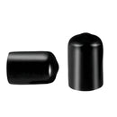 PVC Black Stud Caps For Protection – 10 Pcs