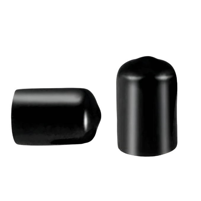 Heavy Duty Black PVC Stud Caps Solution For Threaded Stud Protection - 10Pack