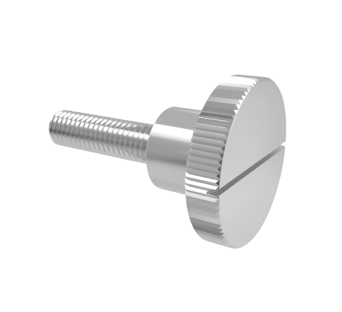 High-Quality Slotted Knurled Thumb Screw DIN 465 For Machinery & Electronics