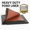 Industrial-Grade Heavy Duty Pond Liners – Lifetime Guarantee + Free Protective Underlay Included