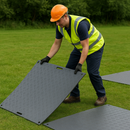 GroundSafe Pro Lightweight Ground Protection Mat 5 Tonne Load Non-Slip For Temporary Access