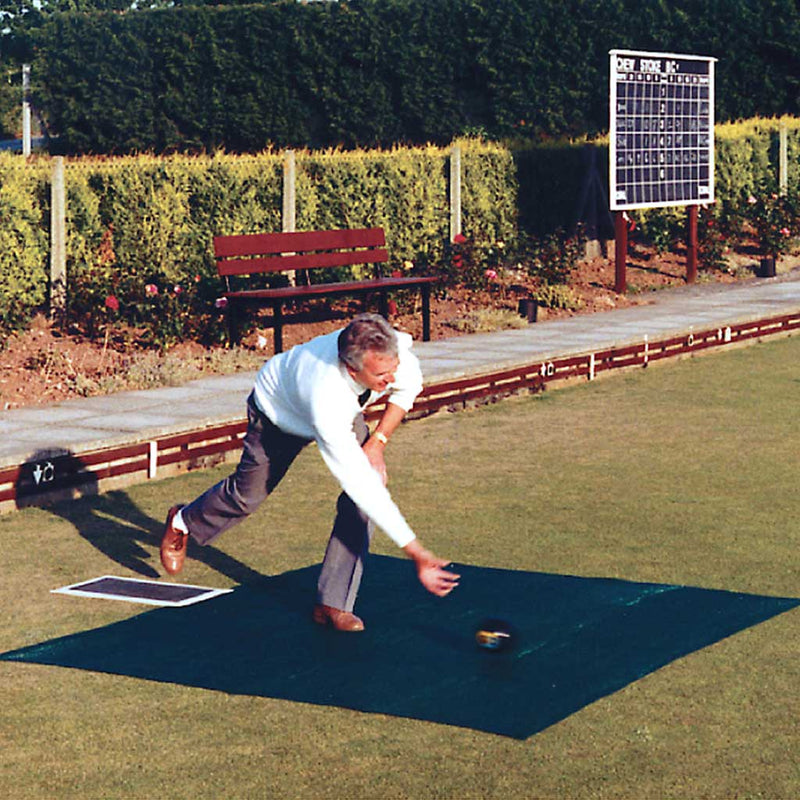 Durable Bowl Turf Protection Mat with Reinforced Brass Eyelets