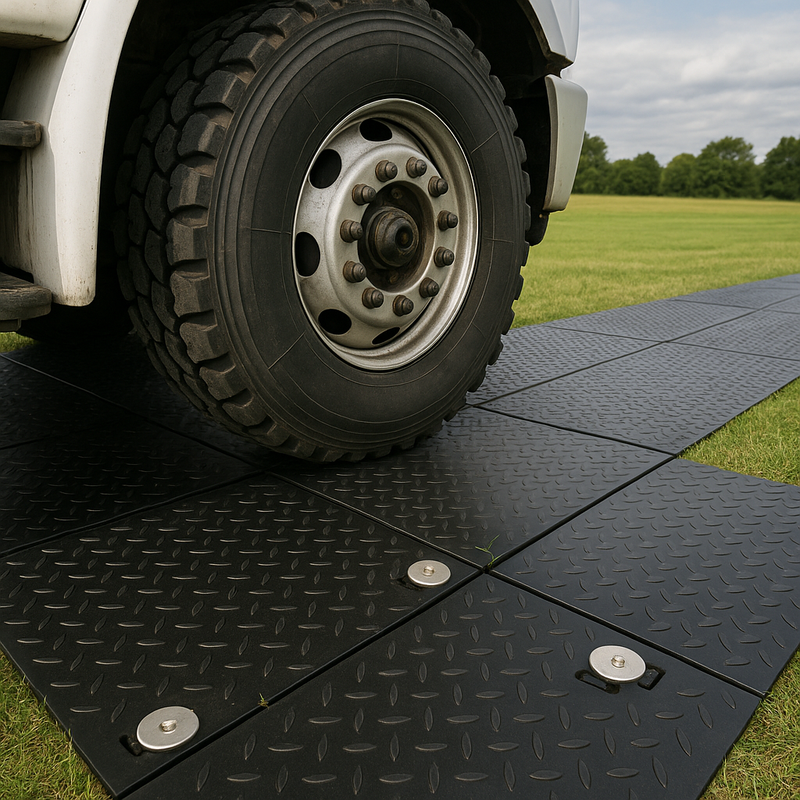 TerraLock™ Heavy Duty Ground Protection Mat Load-Bearing Strength– 2400mm x 1200mm x 15mm