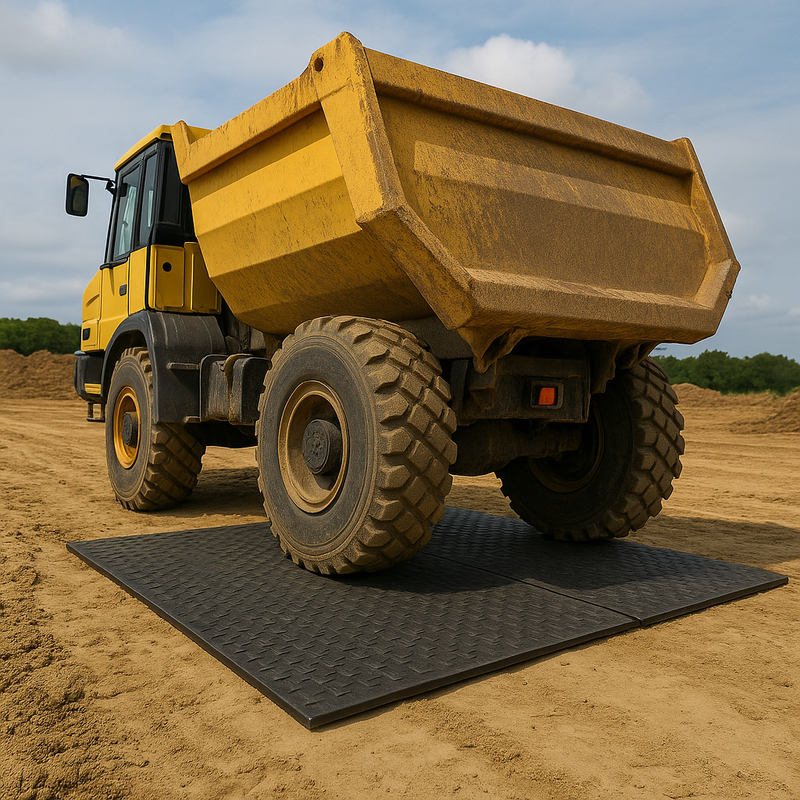 SafeStance™ Site Access & Floor Protection Mat Durable Fire-Rated 100% Recycled