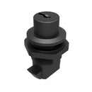 Black Push Button Camlocks – 2-Pack For Lockers & Cabinets