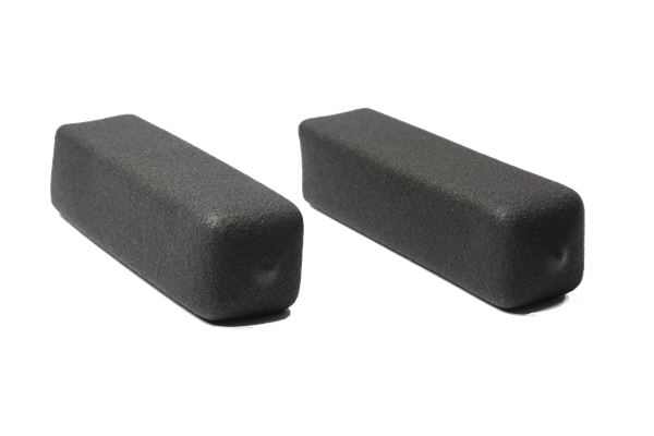 Industrial PVC Black Square Grips For Equipment &Tools Protection - 20Pack