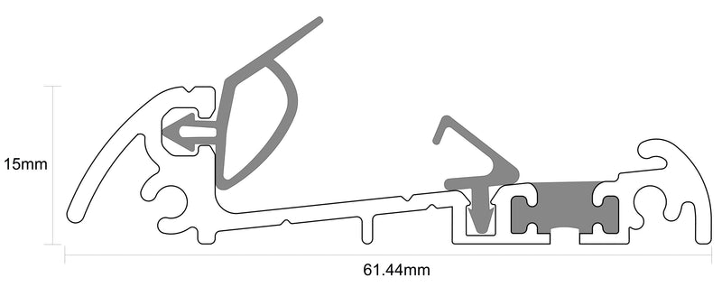 Premium Quality Slimline Threshold Inward Opening Thermal Break For Superior Protection