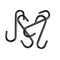 S Hook 10mm Mild Steel For Masking Applications - Pack of 500