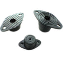 Anti Vibration Turret Mounts – Black, For Industrial Equipment