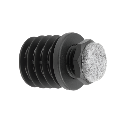 Black Nylon Felt One Piece Feet For Furniture Protection