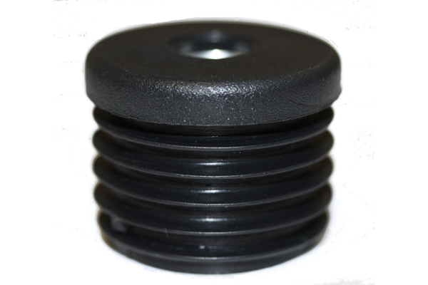 Heavy Duty Black Round Threaded Inserts For Frames & Furniture