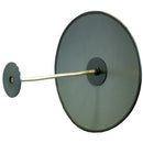 Indoor Safety Convex Mirror – Acrylic / Shatter-Resistant – 160° Wide-Angle Blind Spot Mirror with Adjustable Bracket