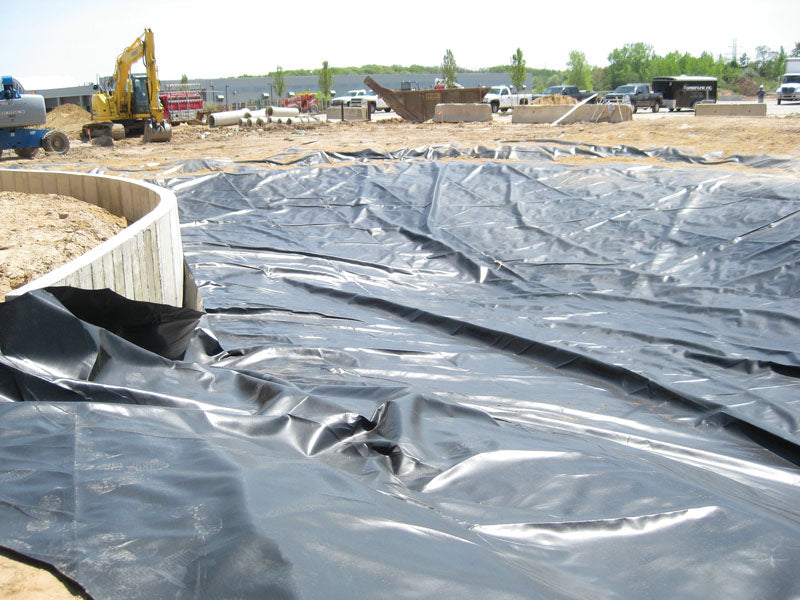 Dark Gray Heavy Duty UV Resistant EPDM Pond Liner