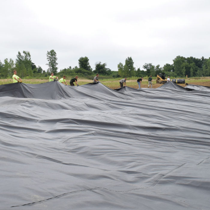 Dark Gray Heavy Duty HDPE Pond Liner 40Year Guarantee Free Underlay