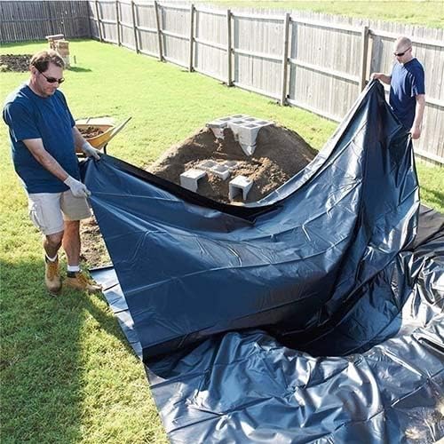 Dark Slate Gray Heavy Duty HDPE Pond Liner 40Year Guarantee Free Underlay