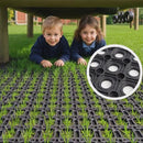 Rubber Grass Mats for Playgrounds Tested To EN1177