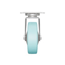 High-Performance Top Plate Green Budget Castors For Trolleys & Dollies