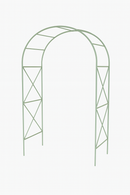 Elegance King Steel Garden Arch – 1.3m × 2.3m Decorative Archway for Climbers