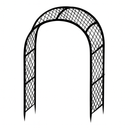 Elegance Round Garden Arch – Sage Green or Rustic Steel Arch (1.30m W × 2.30m H × 0.56m D)