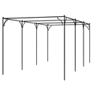 Provence Steel Pergola – Outdoor Dining Pergola in Matt Black or Bath Stone (2.5m W × 2.2m H Base + Extensions)