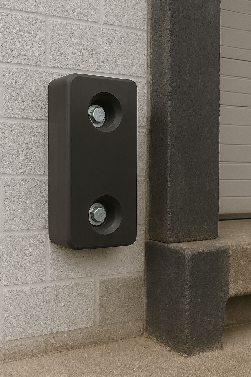 Standard Rubber Dock Bumper with Fixings